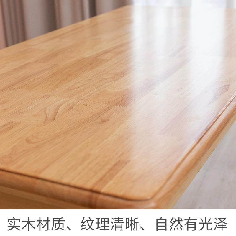 儿园儿童木实木桌椅套装学习幼术桌儿童实木餐桌绘画桌美长方形松