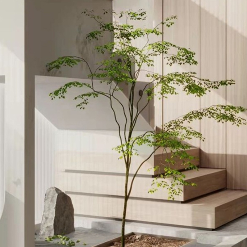 海虹雅林仿真绿j植大型榕树盆栽景观室内橱窗楼梯角落装饰假植物