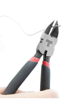 优利德拓利亚 双色沾塑手柄斜口钳EP041003