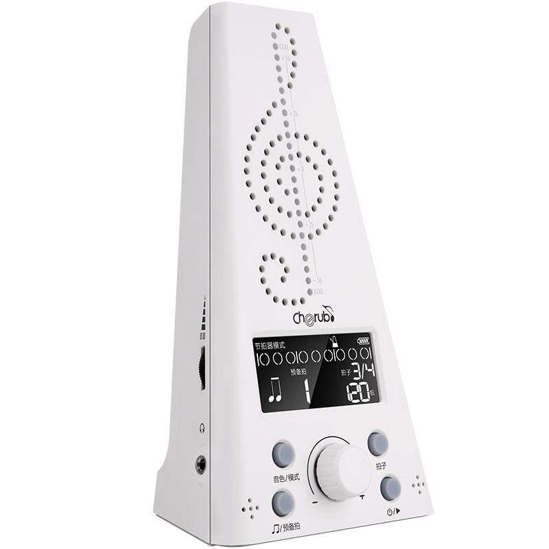 CHERUB小天使WMT230充电电子节拍器调音器钢琴吉他古筝提琴节奏器