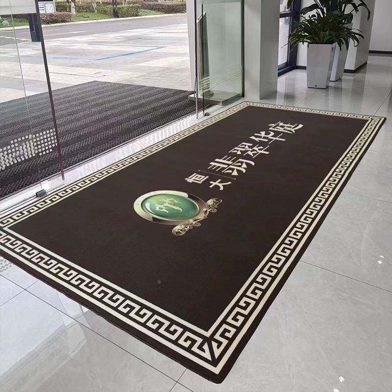 AL797710公司门口地毯公司进垫门欢迎l光临脚垫酒店商用地印垫门