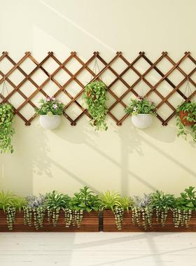 225新款花架子实装木室内悬0挂式墙壁置上阳台饰布置STM20180客厅