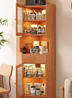 实木落转角RPW柜墙角柜角置物架角拐三柜客厅角墙角小窄柜床边收