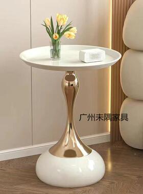 意式极简代小桌子茶轻几奢沙发边几简约现客创厅意角几XCZ网红边