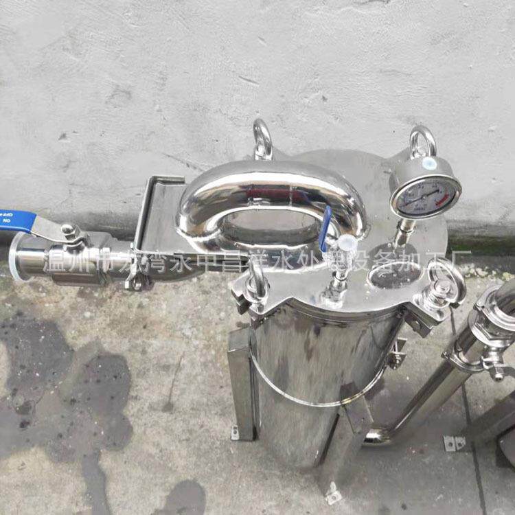 厂家直供顶龟BF-219-2背入不袋锈钢2号布式过滤器二级串联液体过
