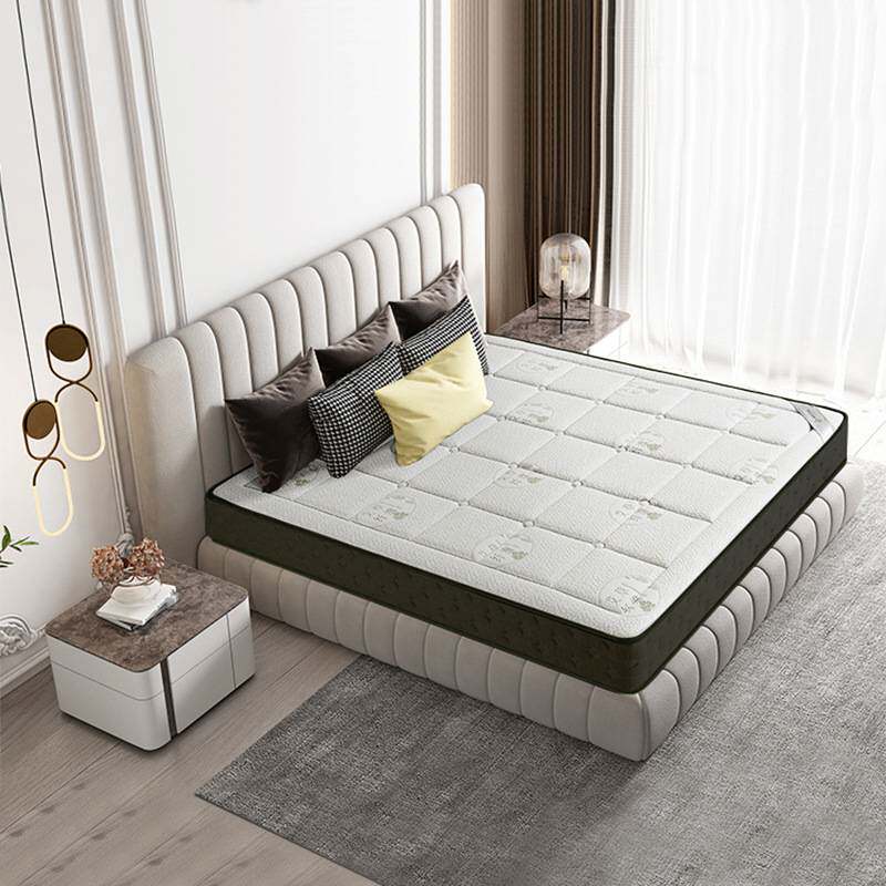 天然乳胶床垫家用舒适透气艾草新肤软垫卧室软硬适中整网弹簧床垫