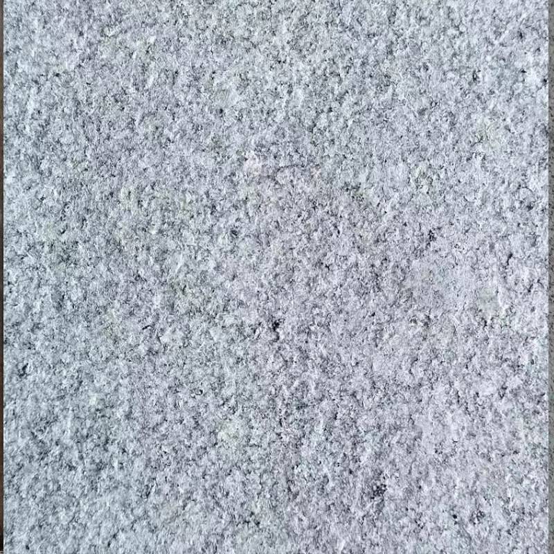 大理石楼梯踏步芝麻灰别墅管光面防滑耐磨火烧面台阶石花岗岩石材