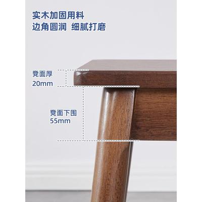 家用凳客厅方凳矮凳化妆叠小放餐圆凳实木凳子可796椅子餐厅凳板