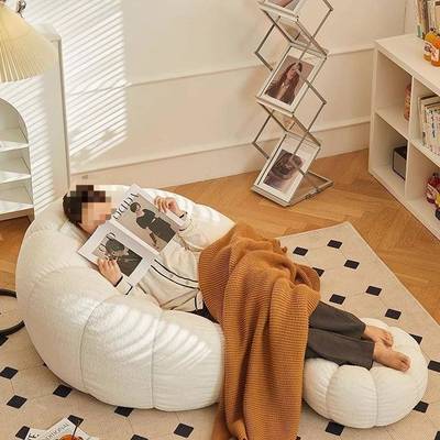 懒人沙ALK发可躺睡单人卧小沙发主卧躺室椅瓜榻榻米阳台休闲可椅