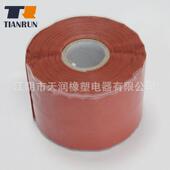 胶厂家004硅防阻燃橡胶带自粘 耐高温工业管火道双面保护带