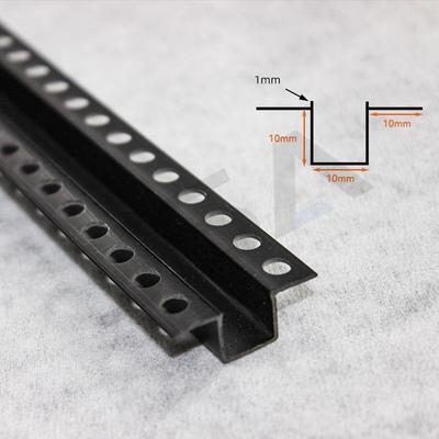 黑色SCN几字型分隔U型分隔槽条滴水线异形护条家U角型角线厂直供