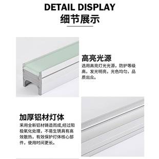 LED长条地埋灯户外防水台阶灯户外广场线型地灯嵌入式线条埋地灯