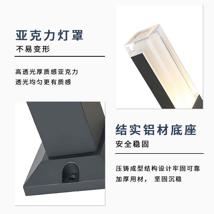 led草坪灯户外低压24V庭院地插灯现代简约别墅小区道路照明氛围灯