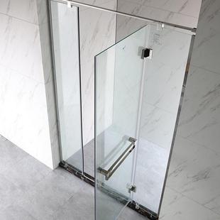 厂家供一字型淋钢化玻璃浴房浴941室生间干湿分离玻璃隔卫断沐浴