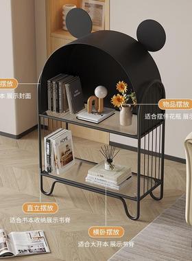 奶油置风书架落地纳物架沙发边几室转角儿童小书SJ-01柜绘本收阅