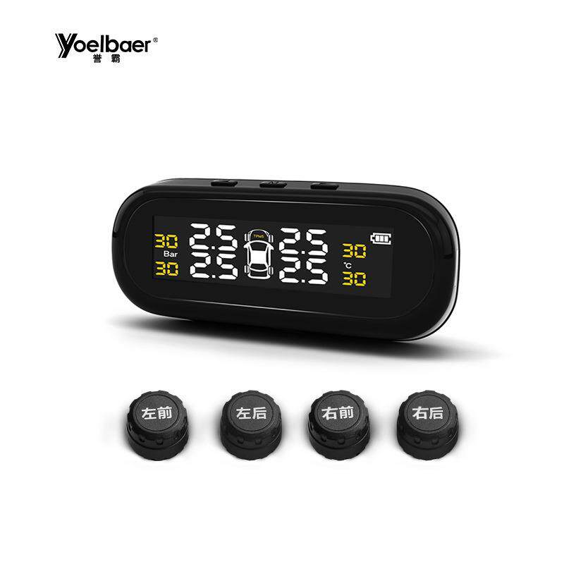 压车外置胎压监测YB-Q0252测器 通用太阳能胎检测汽轮胎检无线监