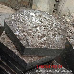 菠萝面青石板人手凿面石板道工厂589公石园人行道地铺石仿工古錾