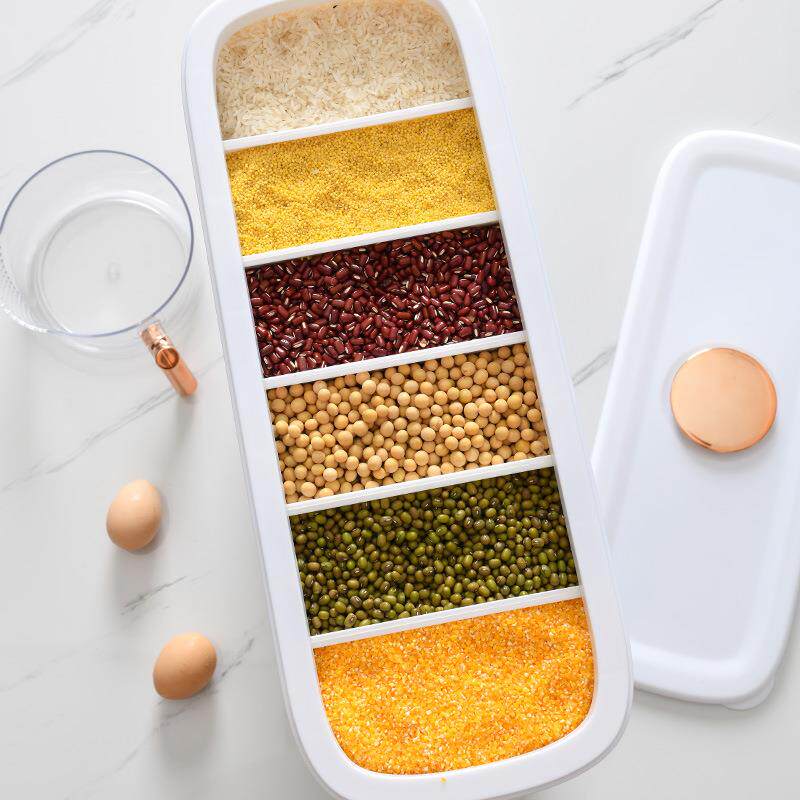 厨房装盒五谷杂封粮收纳格放分米桶家用分类AUQ分隔的储物密罐
