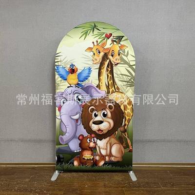 拱门境电商快幕道秀FRU18景架跨装饰场背景布置铝制拱形架婚庆具