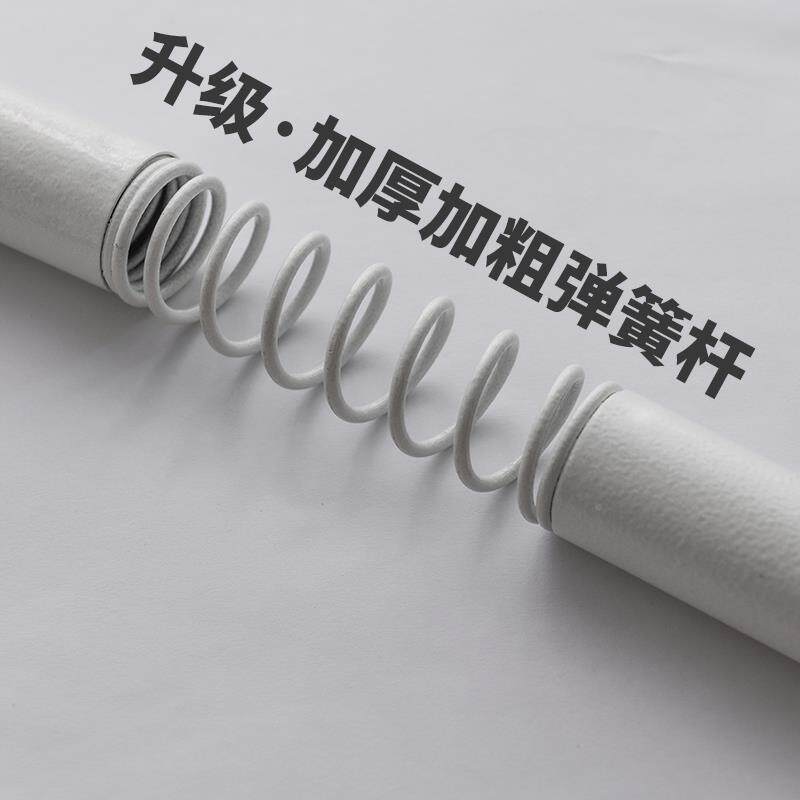 ?免打孔浴帘杆伸缩杆挂衣晾衣杆浴室卫生衣架帘窗杆卧Fiuuyioo间