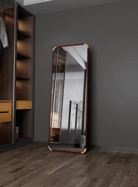 BTV4复ARF古身穿打镜子贴墙自粘家衣用卧室免孔粘挂全墙新中式落