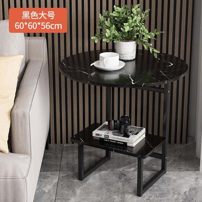 沙发边机小户型家用客约BJ3881厅奢小圆桌轻角几室简岩板色小茶卧