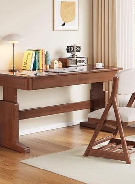 童实学习桌家用可升书桌儿初中小学生课桌卧室男女孩降写LNW作业木桌