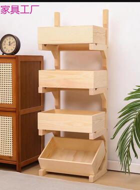 家能用实厨房置物架餐厅客厅KSI出多功落地收纳架租屋简易木杂物