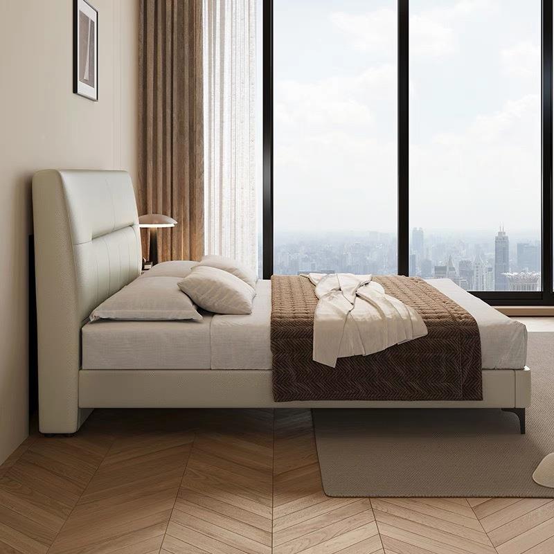 现代简约高端大气1米8小K170#户主卧型双人大床轻婚床奢1米5实木