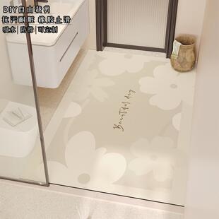 卫生间地垫干湿分离门口洗手池厕所硅藻泥大尺寸浴室吸水垫可裁剪