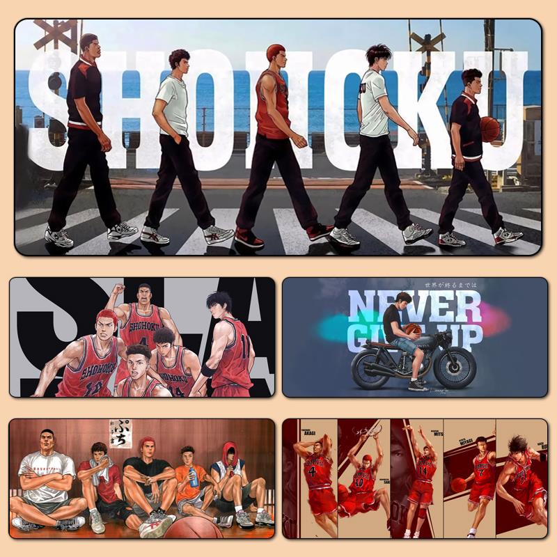 灌篮高手超大电竞鼠标垫樱木花道流川枫三井寿学生写字书桌垫定制