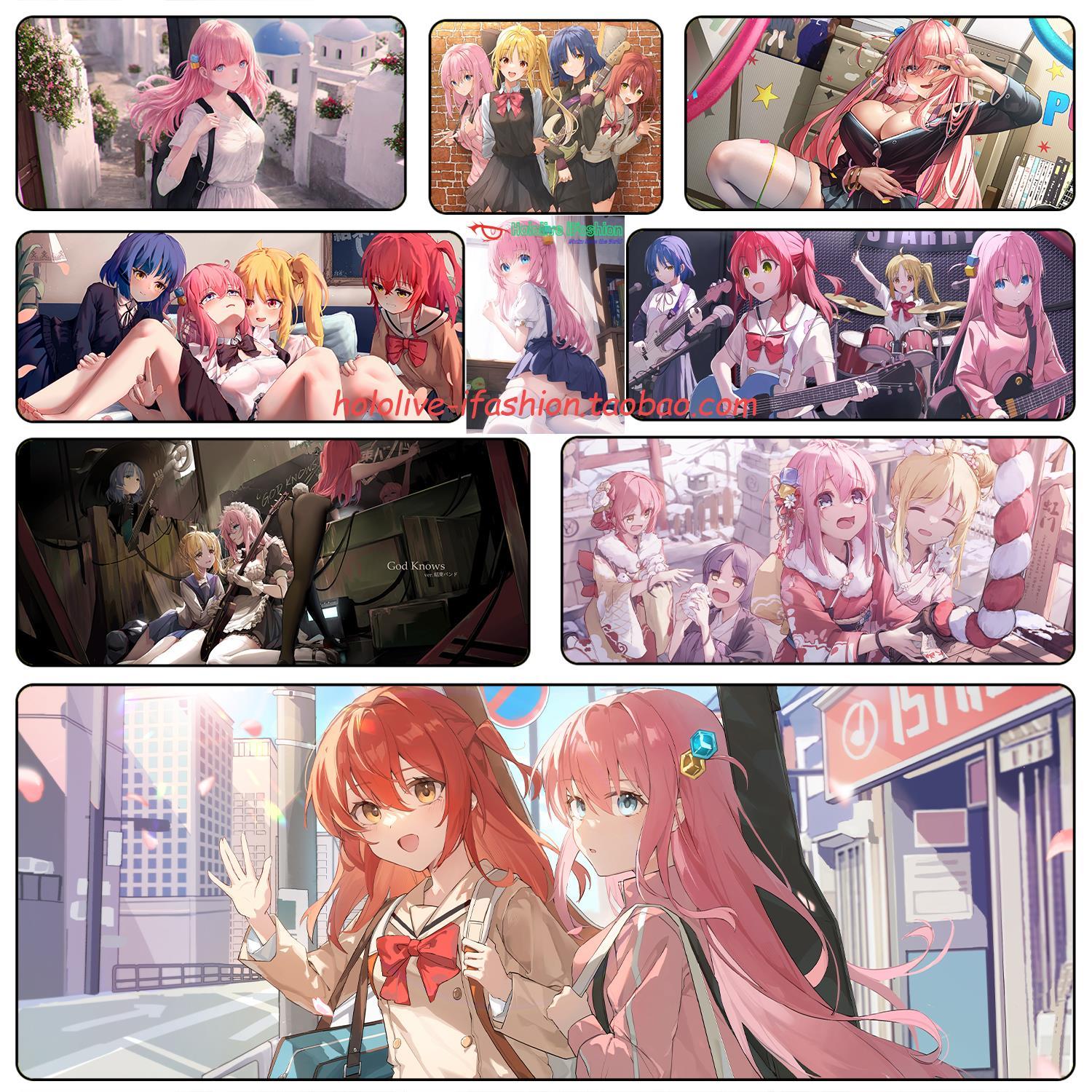 孤独摇滚 波奇酱 后藤一里 日本动漫周边锁边超大键盘垫鼠标垫