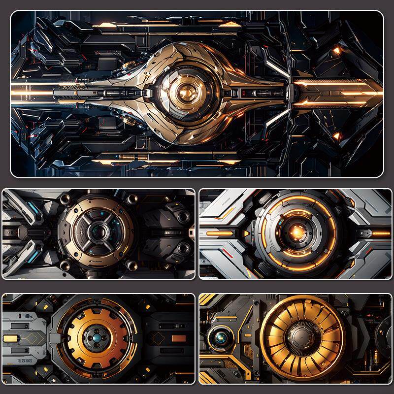 超大游戏鼠标垫男生机械电竞游戏电脑键盘垫高级感书桌垫定制耐用