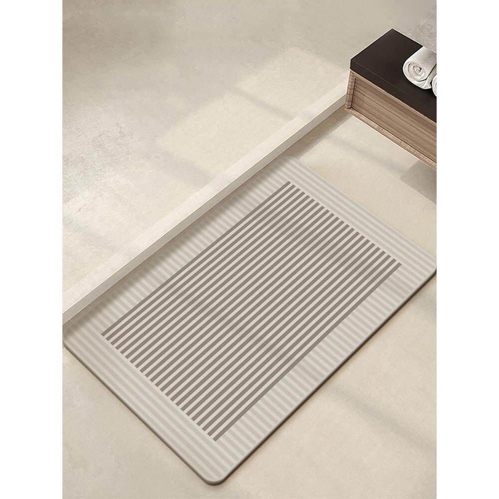 浴室防滑地垫卫生间门口脚垫硅藻泥强吸水速干垫厕所脚垫卫浴地毯