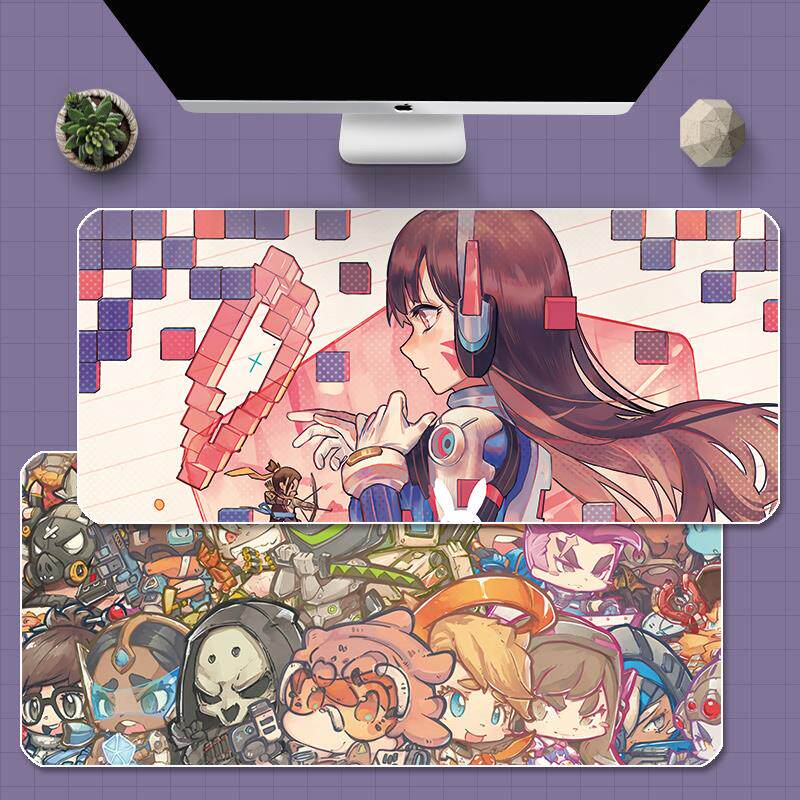 滑鼠垫超大动漫游戏桌垫LOL加厚守望先锋网咖电脑桌面桌垫电竞垫