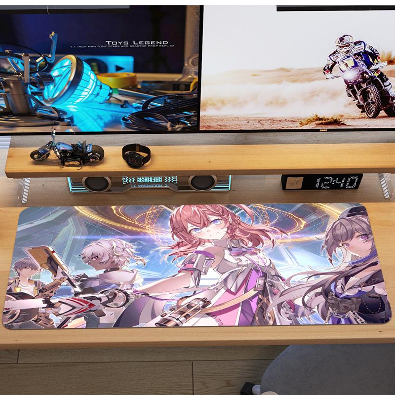 崩坏星穹铁道鼠标垫超大游戏动漫男生定制电脑桌垫超大号键盘垫子
