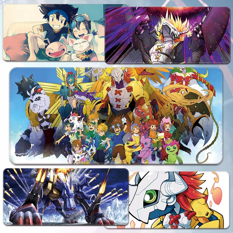 数码宝贝鼠标垫暴龙兽超大号键盘桌垫太一Digimon阿和周边加鲁鲁