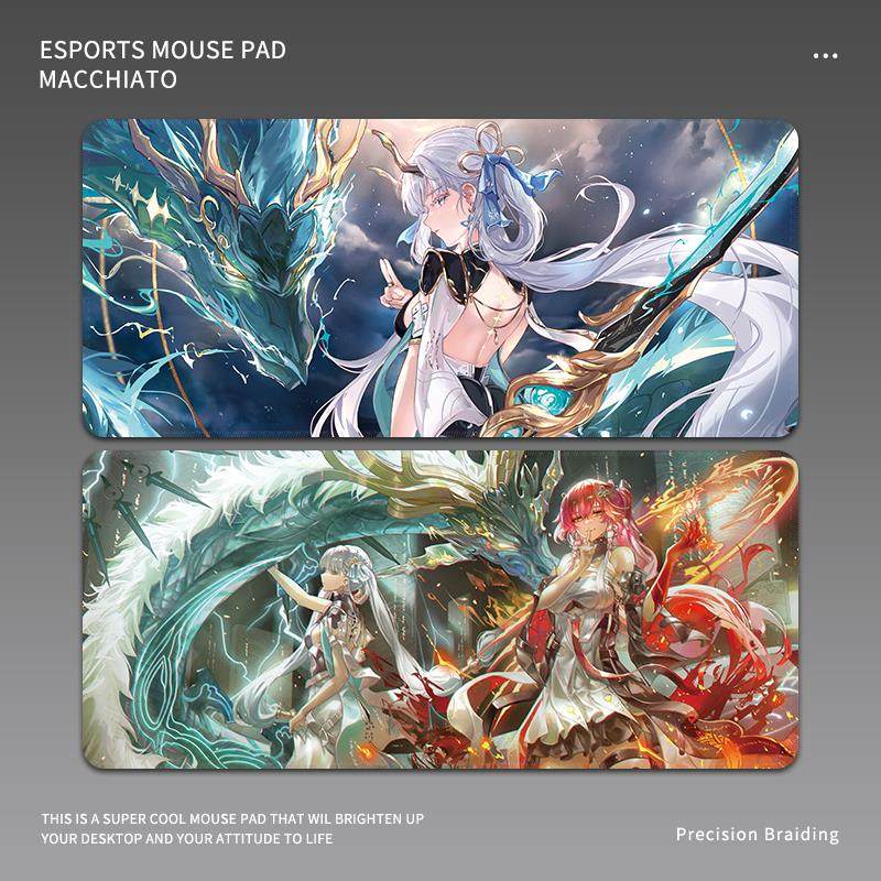 鸣潮滑鼠垫超大宿舍桌面键盘垫家用电竞游戏专用滑鼠垫电脑垫桌垫