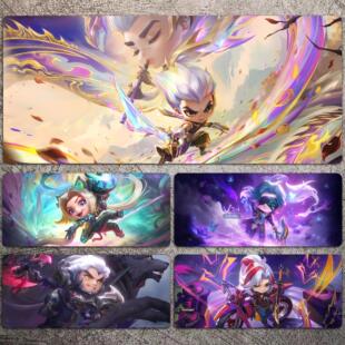 金铲铲超大鼠标垫云顶之弈小小英雄宿舍电脑键盘护腕周边桌面垫