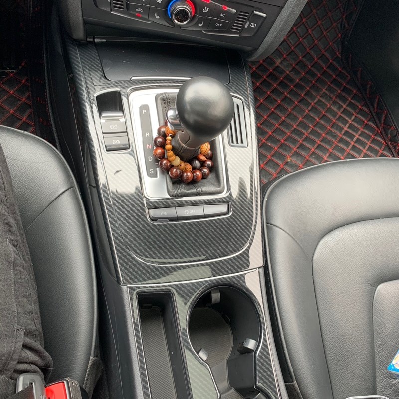 适用09 10 11 12 1r3 15 16款奥迪A4L B8桃木内饰改装中控排挡贴