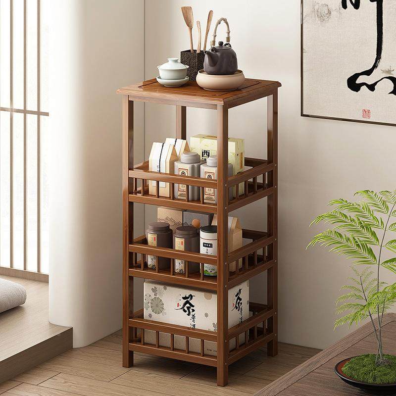茶叶置物架实木茶具架厅客多层茶杯收柜0810纳架办公室角架2非024,收纳整理,书桌收纳置物架,淘宝优惠券,粉丝福利购,淘宝优惠卷
