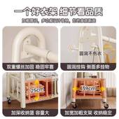 家用简易衣架落地卧室客厅衣帽架衣服收纳物架衣帽架子挂阳神台置