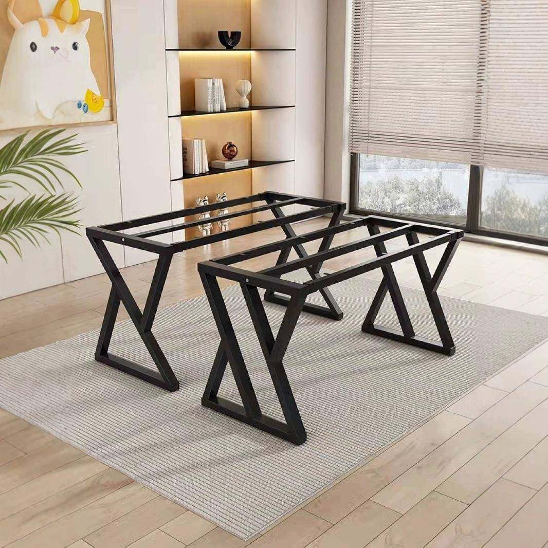 铁艺无品牌/脚桌支架金属架子餐桌桌腿茶几脚架办公室会议脑桌电