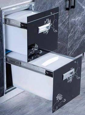 直销箱300柜大容量嵌入双层米箱厨房面米玻TKB璃柜储米式桶