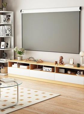 视电视柜简约现代客家用小户型落地桌202厅3款北欧新原89848木风