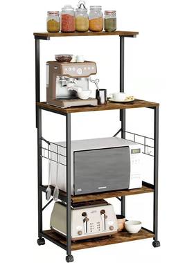 微厨房落地多功YIG能波收炉架纳架式调料架