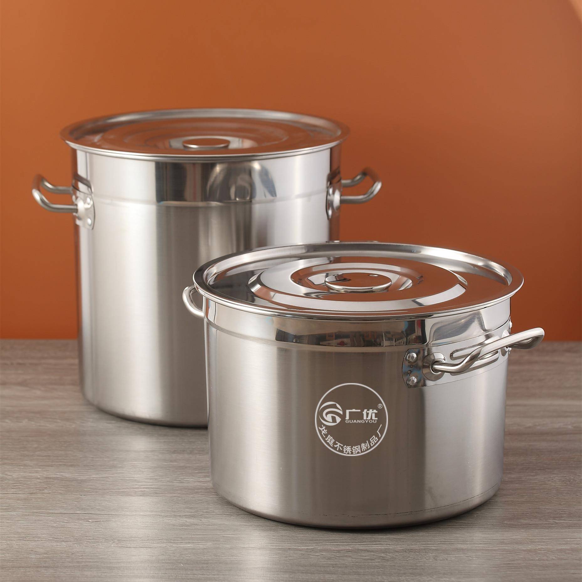 不锈钢30汤桶加厚加复合底汤大桶电磁炉家用商用深汤桶GY-TT01容