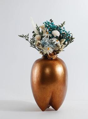 北欧轻奢树脂花GD-H276瓶器器客花厅高级感插花器鲜花装饰居精致