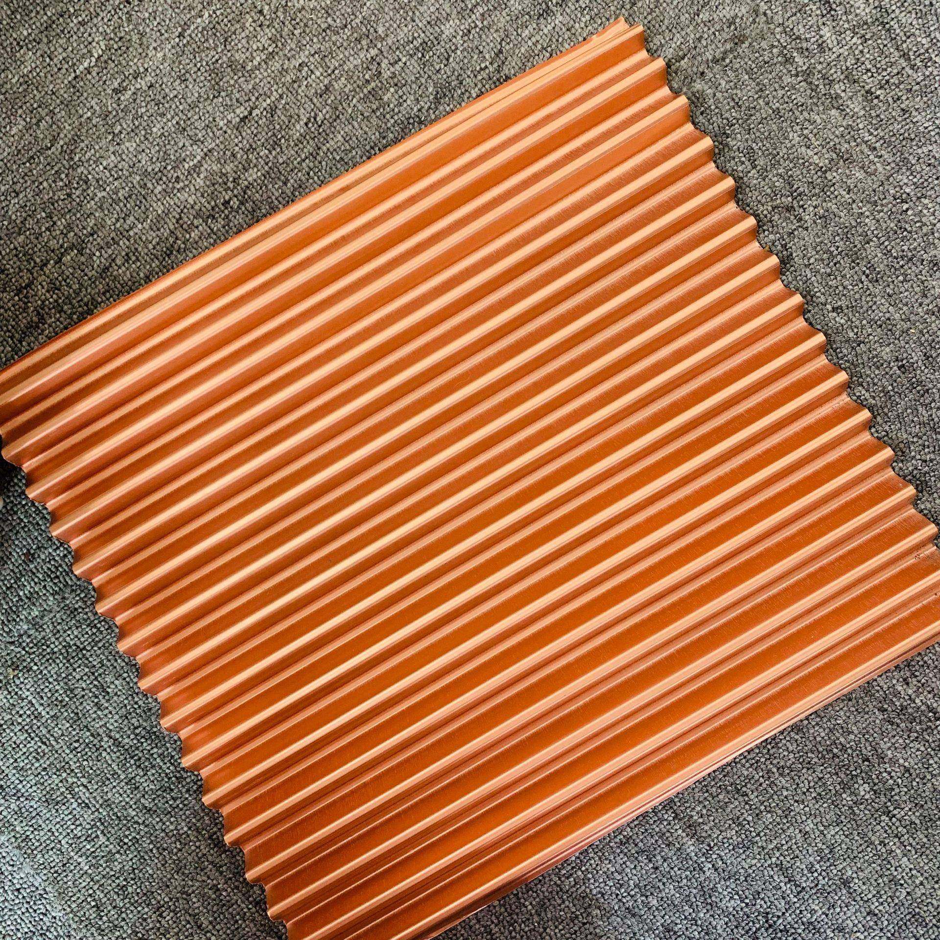 铝瓦单芯芯金属0.21×11医院楞吊顶用面双面-复合铝瓦楞可定