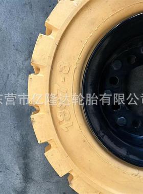 合力杭叉3吨758叉专车轮痕胎实心6.5-01028*9-15无环保无尘车间用